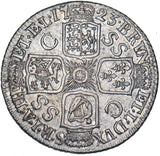 1723 SSC Shilling - George I British Silver Coin - Very Nice
