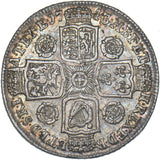 1743 Shilling - George II British Silver Coin - Nice