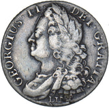 1745 LIMA Shilling - George II British Silver Coin