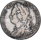 1745 Shilling (Roses) - George II British Silver Coin