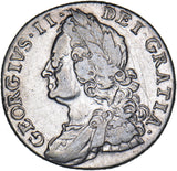 1758 Shilling - George II British Silver Coin