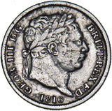 1816 Shilling - George III British Silver Coin