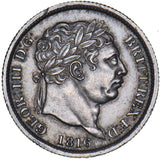 1816 Shilling - George III British Silver Coin - Very Nice