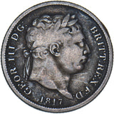 1817 Shilling - George III British Silver Coin