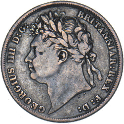 1825 Shilling (Laureate Head) - George IV British Silver Coin