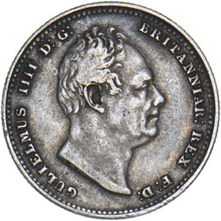 1834 Shilling - William IV British Silver Coin - Nice