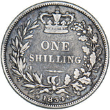 1834 Shilling - William IV British Silver Coin