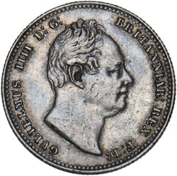1834 Shilling - William IV British Silver Coin - Very Nice