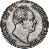1834 Shilling - William IV British Silver Coin - Very Nice