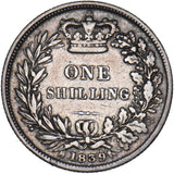 1839 Shilling (1st Bust) - Victoria British Silver Coin