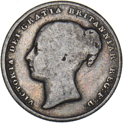 1840 Shilling - Victoria British Silver Coin