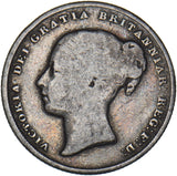 1840 Shilling - Victoria British Silver Coin