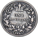 1841 Shilling - Victoria British Silver Coin