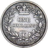 1855 Shilling - Victoria British Silver Coin
