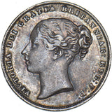1861 Shilling - Victoria British Silver Coin - Nice