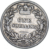 1878 Shilling (Die no. 59) - Victoria British Silver Coin