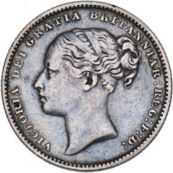 1885 Shilling - Victoria British Silver Coin - Nice