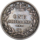 1885 Shilling - Victoria British Silver Coin - Nice