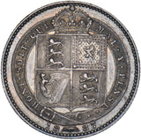 1887 Shilling - Victoria British Silver Coin - Nice