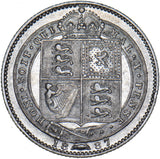 1887 Shilling - Victoria British Silver Coin - Nice