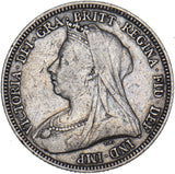 1893 Shilling - Victoria British Silver Coin - Nice