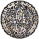 1893 Shilling - Victoria British Silver Coin - Nice