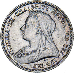 1893 Shilling - Victoria British Silver Coin - Nice