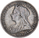 1899 Shilling - Victoria British Silver Coin - Nice