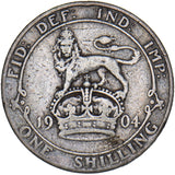 1904 Shilling - Edward VII British Silver Coin