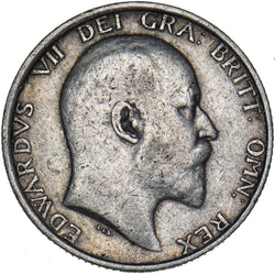 1906 Shilling - Edward VII British Silver Coin