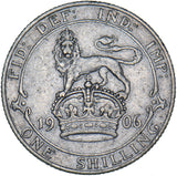 1906 Shilling - Edward VII British Silver Coin