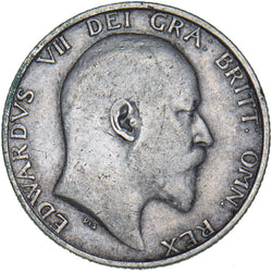 1906 Shilling - Edward VII British Silver Coin