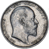 1906 Shilling - Edward VII British Silver Coin - Nice