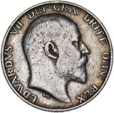 1910 Shilling - Edward VII British Silver Coin