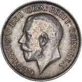 1911 Shilling - George V British Silver Coin - Very Nice
