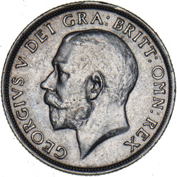 1916 Shilling - George V British Silver Coin - Very Nice