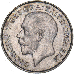 1924 Shilling - George V British Silver Coin - Nice