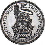 1927 Proof Shilling - George V British Silver Coin - Superb