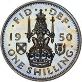 1950 Proof Scottish Shilling - George VI British  Coin - Very Nice