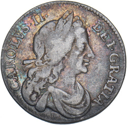 1684 Sixpence - Charles II British Silver Coin - Nice