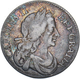 1684 Sixpence - Charles II British Silver Coin - Nice