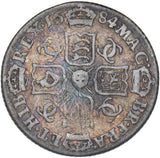 1684 Sixpence - Charles II British Silver Coin - Nice