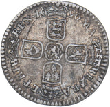 1696 Sixpence - William III British Silver Coin - Nice