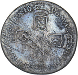 1696 Sixpence - William III British Silver Coin