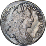 1697 Sixpence - William III British Silver Coin