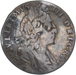 1700 Sixpence (Buckled) - William III British Silver Coin