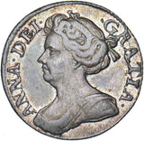 1711 Sixpence - Anne British Silver Coin - Nice