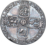 1757 Sixpence - George II British Silver Coin - Nice