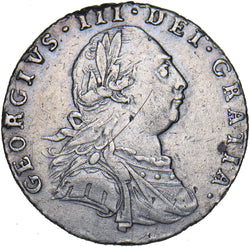 1787 Sixpence - George III British Silver Coin