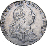1787 Sixpence - George III British Silver Coin